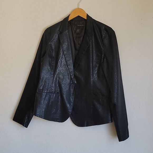 Calvin Klein shimmering jacket size XL/TG/EG - Picture 2 of 11